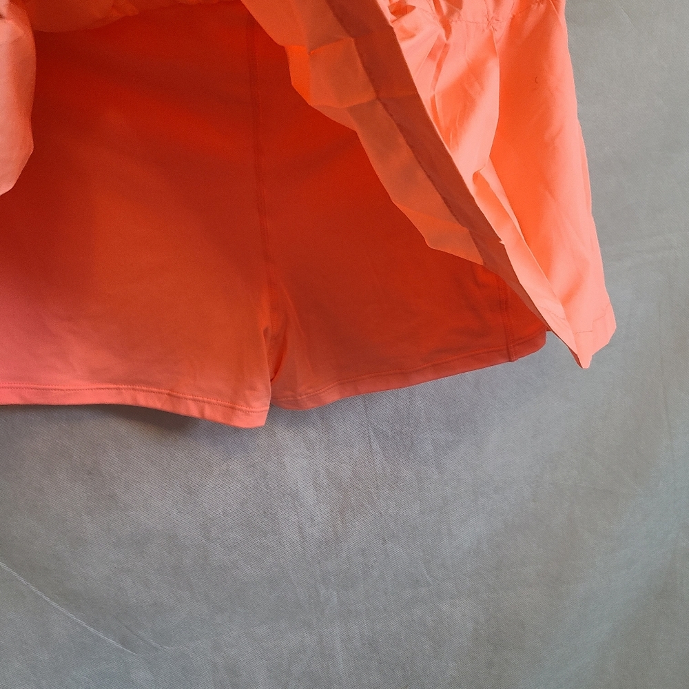 FP Movement by Free People Women's Face Off Pleated Tennis Skort in Orange Sz L - Picture 4 of 5